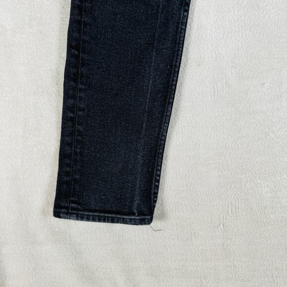 NoEnd Jeans Women's 31x28 Black Denim Skinny Straight Leg Mid Rise USA Comfort‎ - Picture 8 of 13